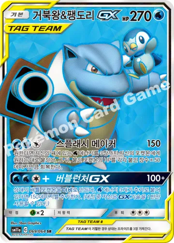 거북왕&팽도리 GX