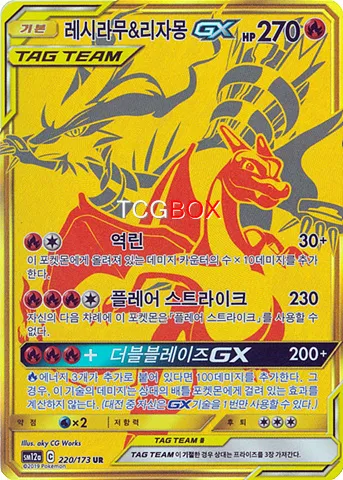 레시라무&리자몽 GX